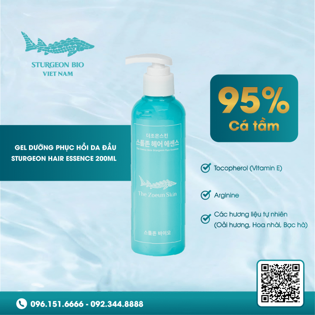 Sản Phẩm Làm Đẹp Từ Đại Dương Gel Dưỡng Phục Hồi Da Đầu Sturgeon Hair Essence