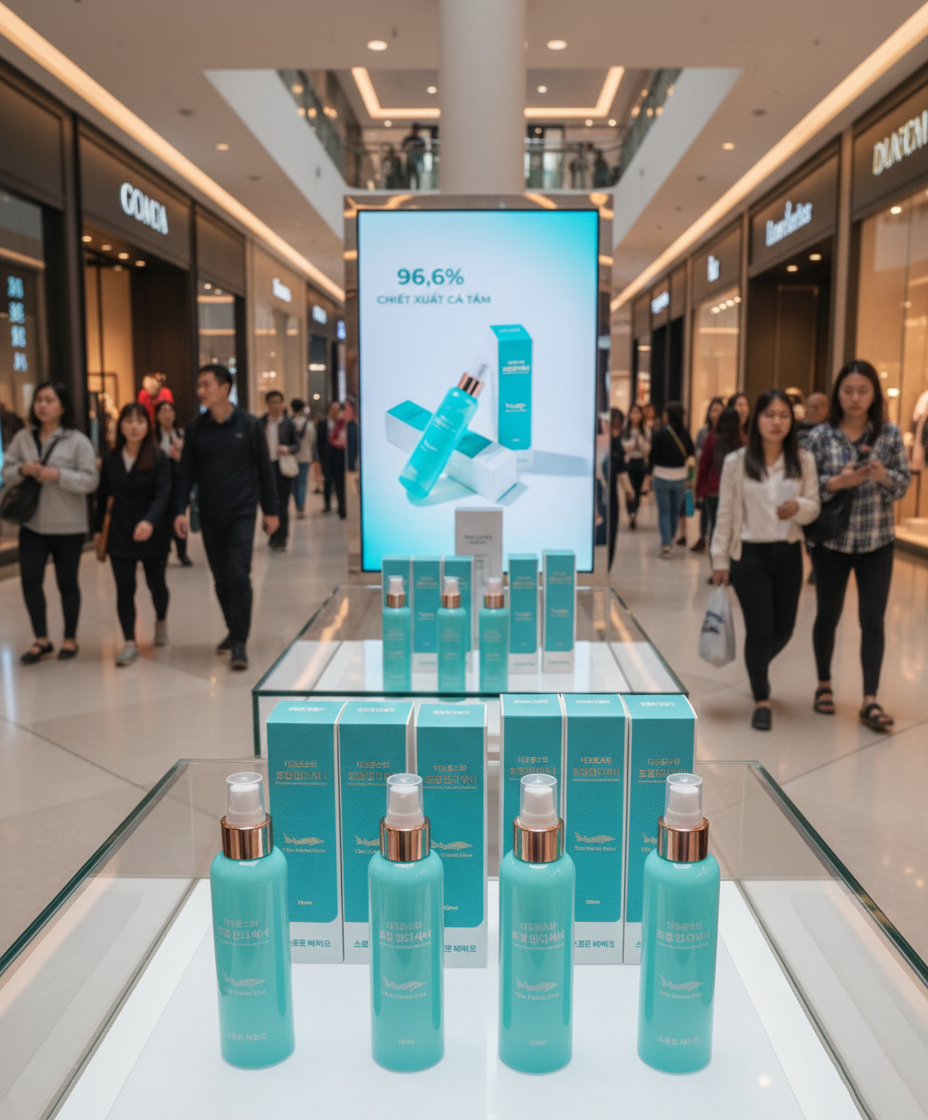 Collagen Cá Tầm Làm Đẹp Xịt Dưỡng Tái Tạo Da Chuyên Sâu Total Conditioner