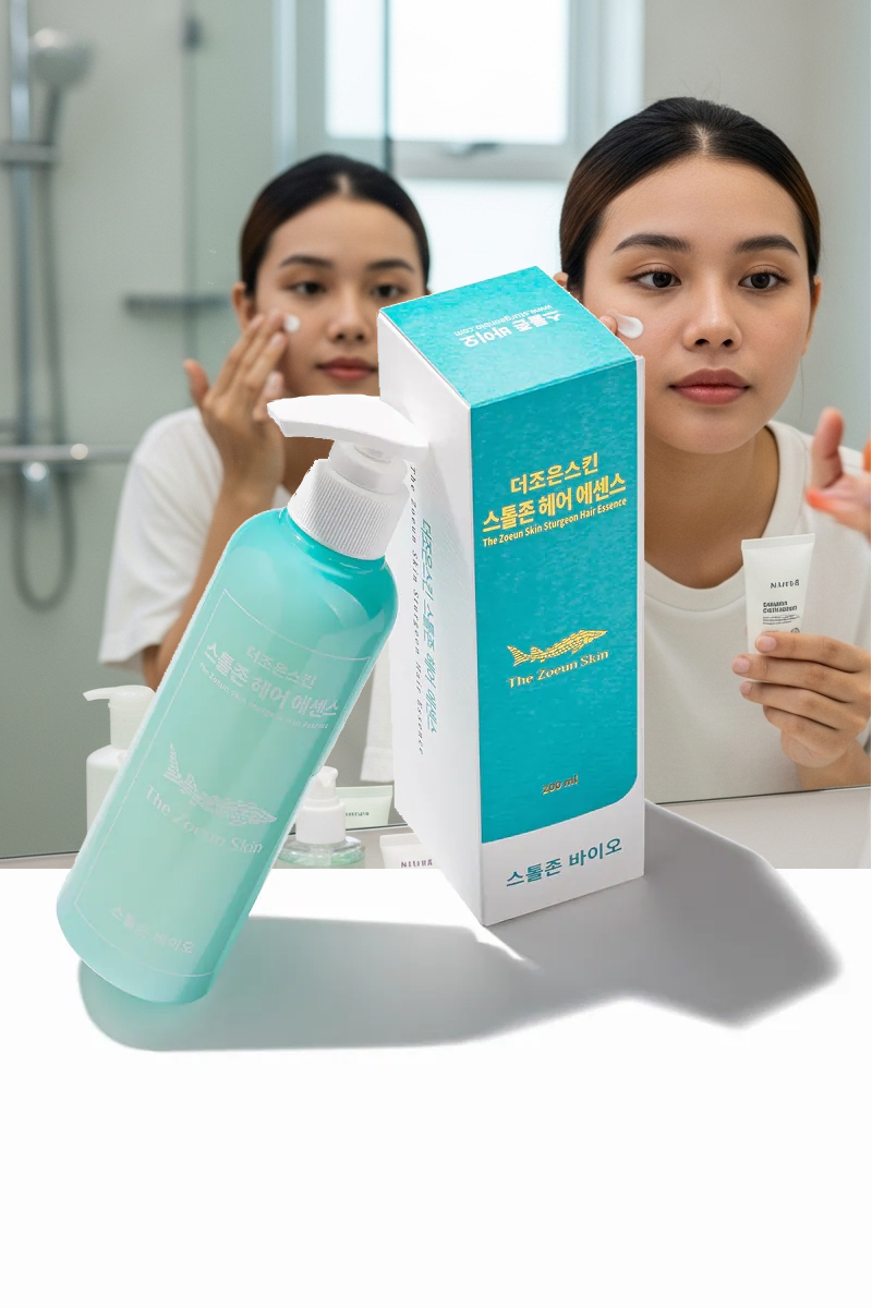 Nhận diện sản phẩm Gel Dưỡng Phục Hồi Da Đầu Sturgeon Hair Essence