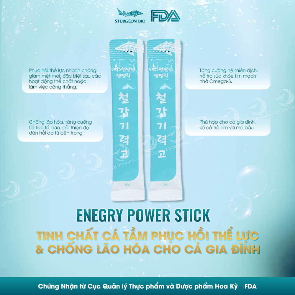 Một ngày tràn đầy năng lượng bắt đầu từ Energy Power Stick